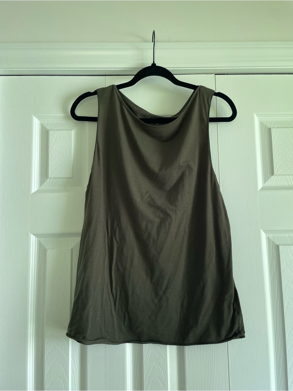 Athleta Olive Green Scoop Neck Tank
